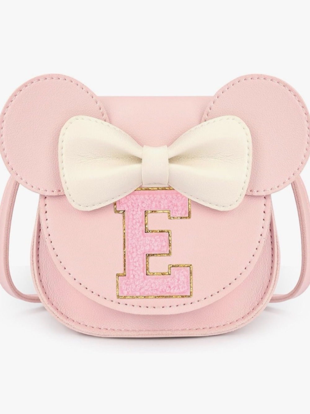 Toddler Girl “E” Minnie Mouse Bag